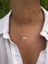 XO Necklace in 14K Gold